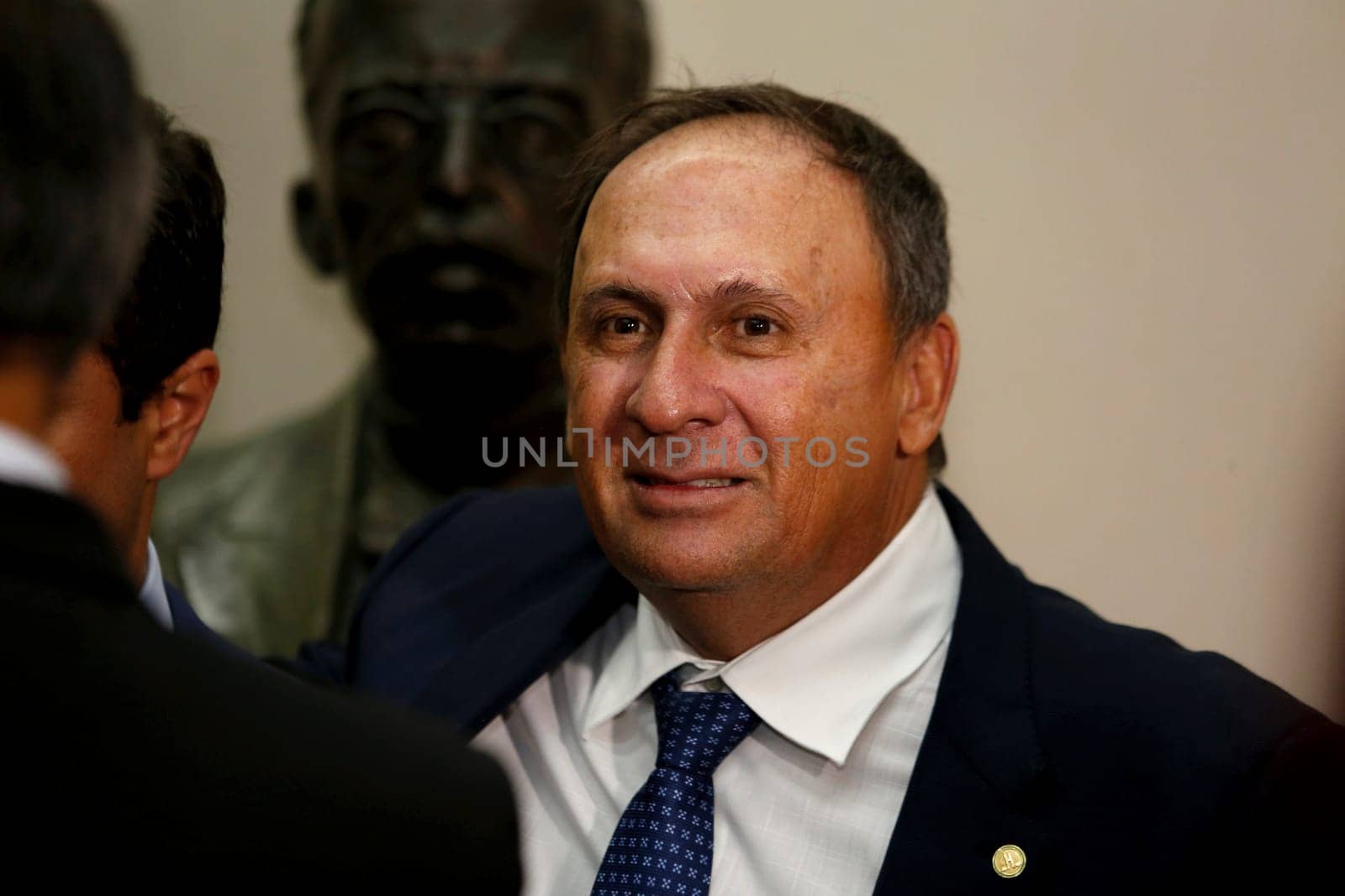 salvador, bahia / brazil - june 7, 2018: Joao Gualberto, Federal Deputy (PSDB), seen during an event in the city of Salvador.....