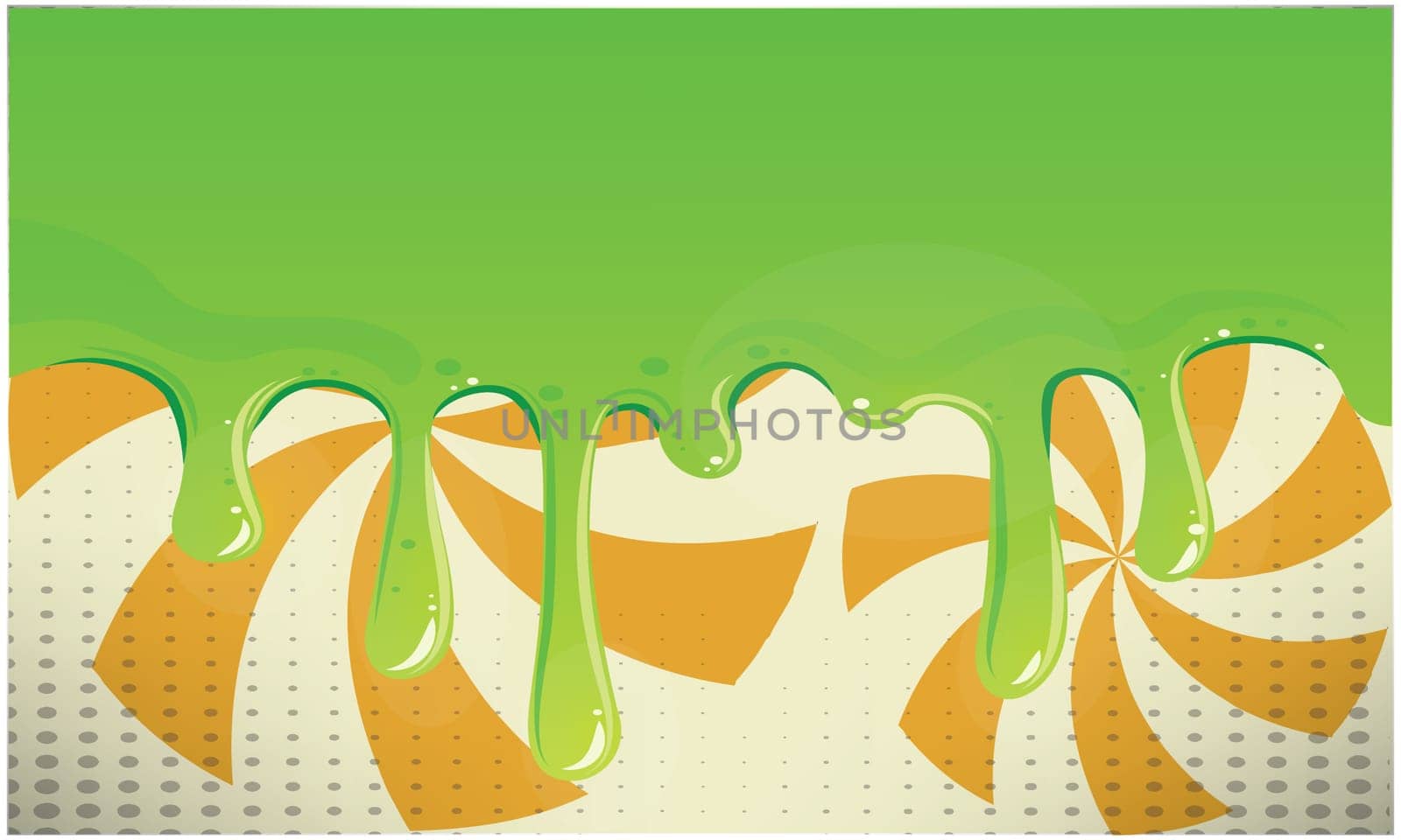 thick liquid flow on paper background