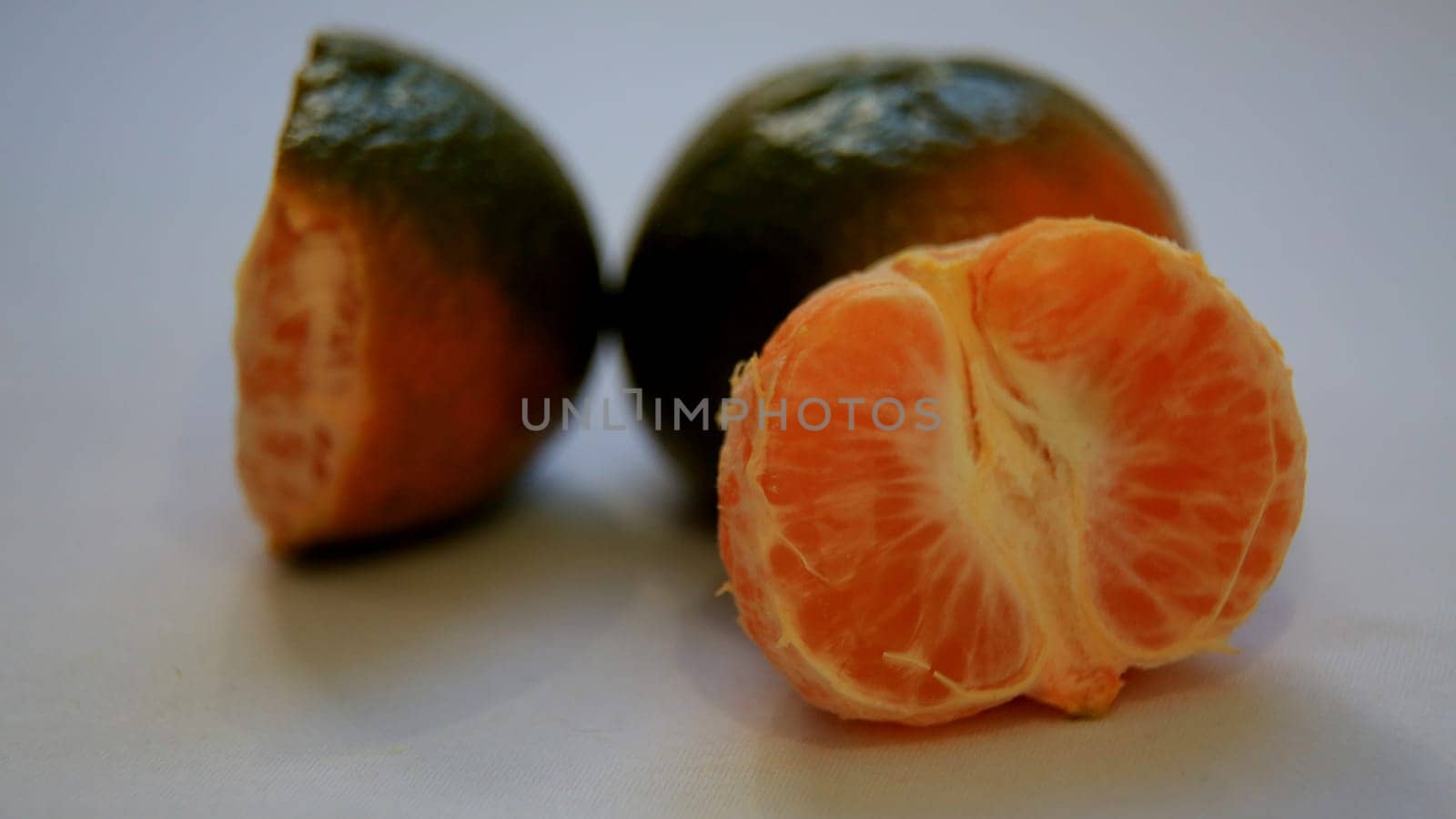 salvador, bahia / brazil - june 29, 2020: tangerine fruit is seen in the city of Salvador..