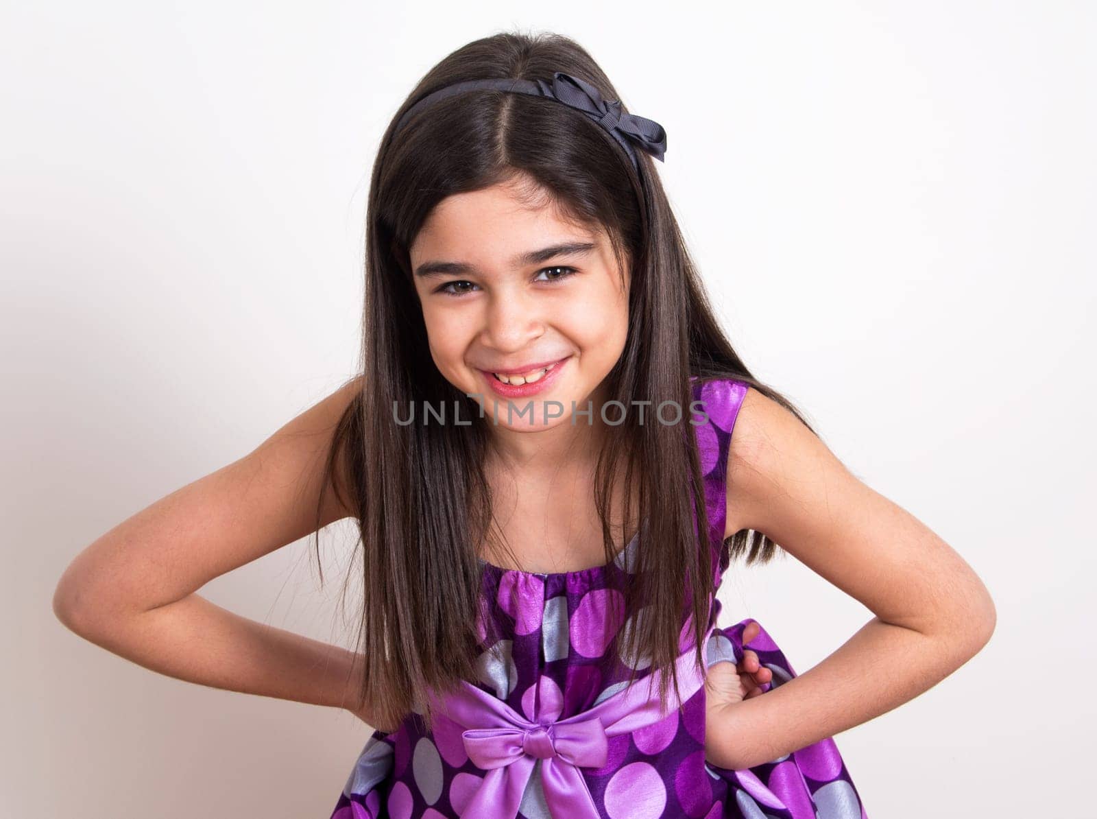 little pretty girl with the dress