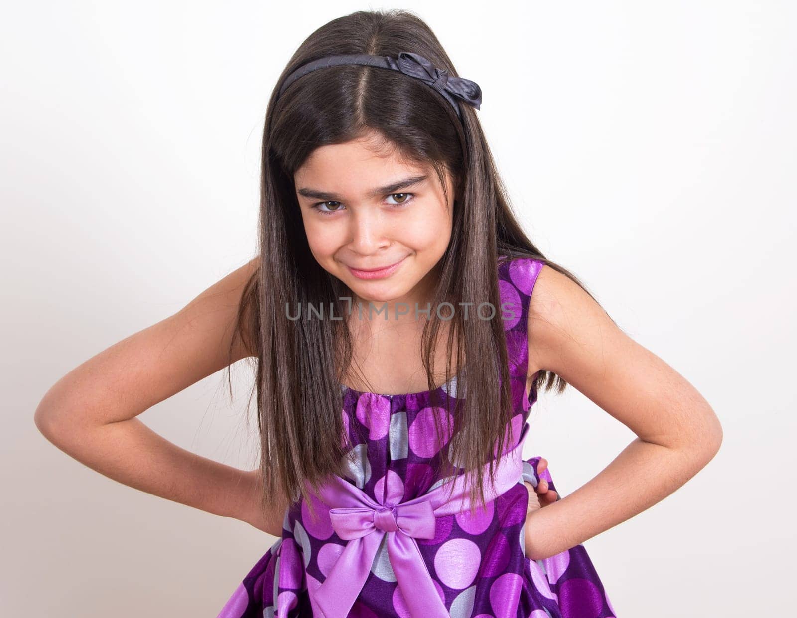 little pretty girl with the dress