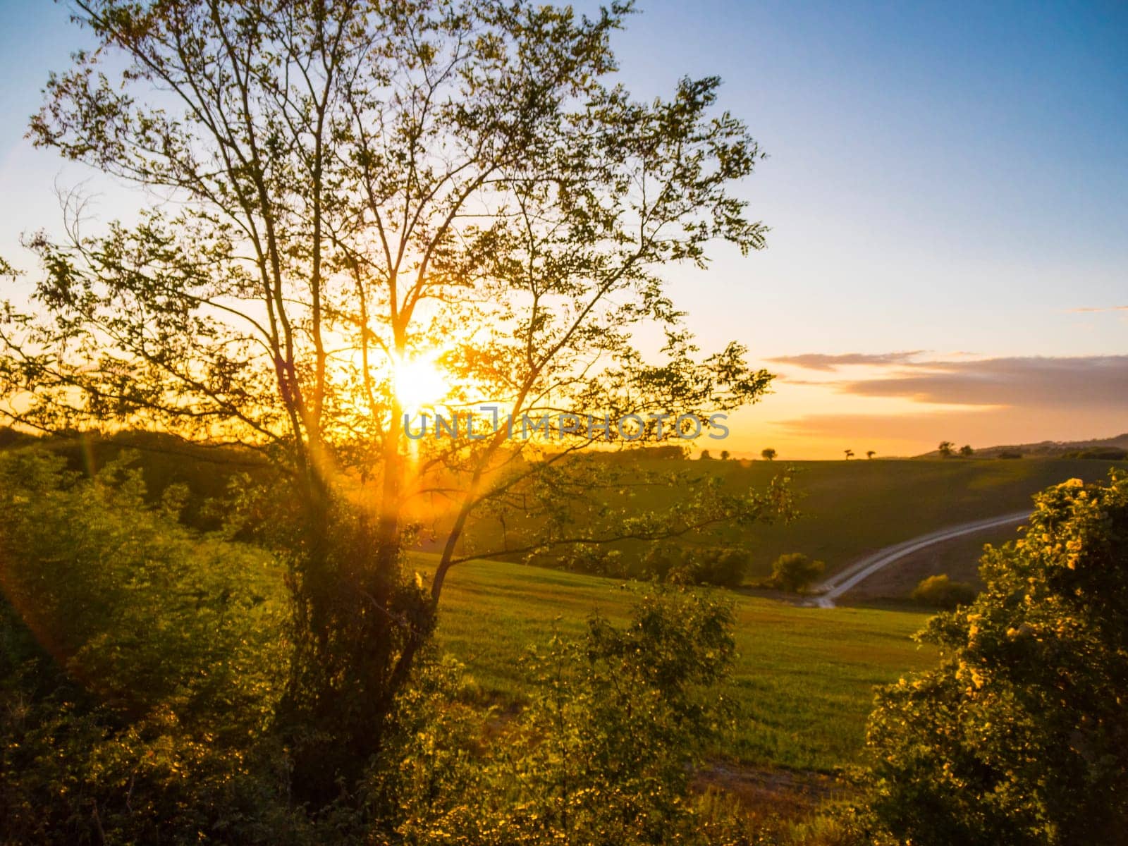 Wonderful nature of Tuscany in Italy