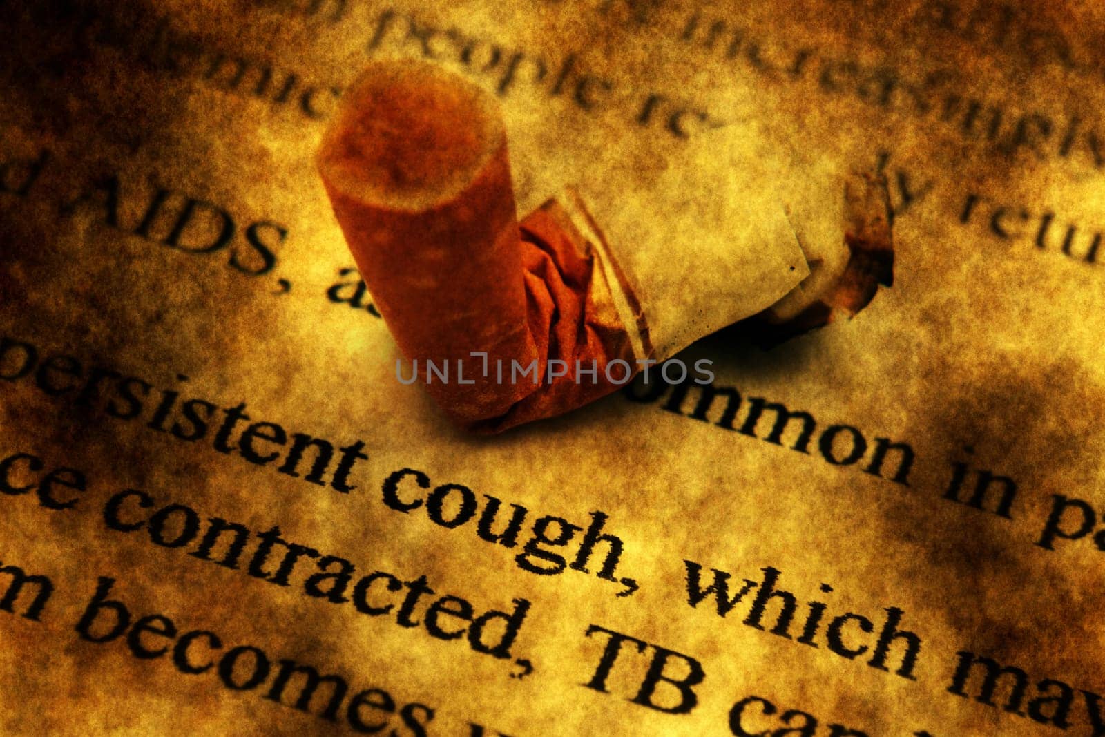 Smoking kills grunge concept