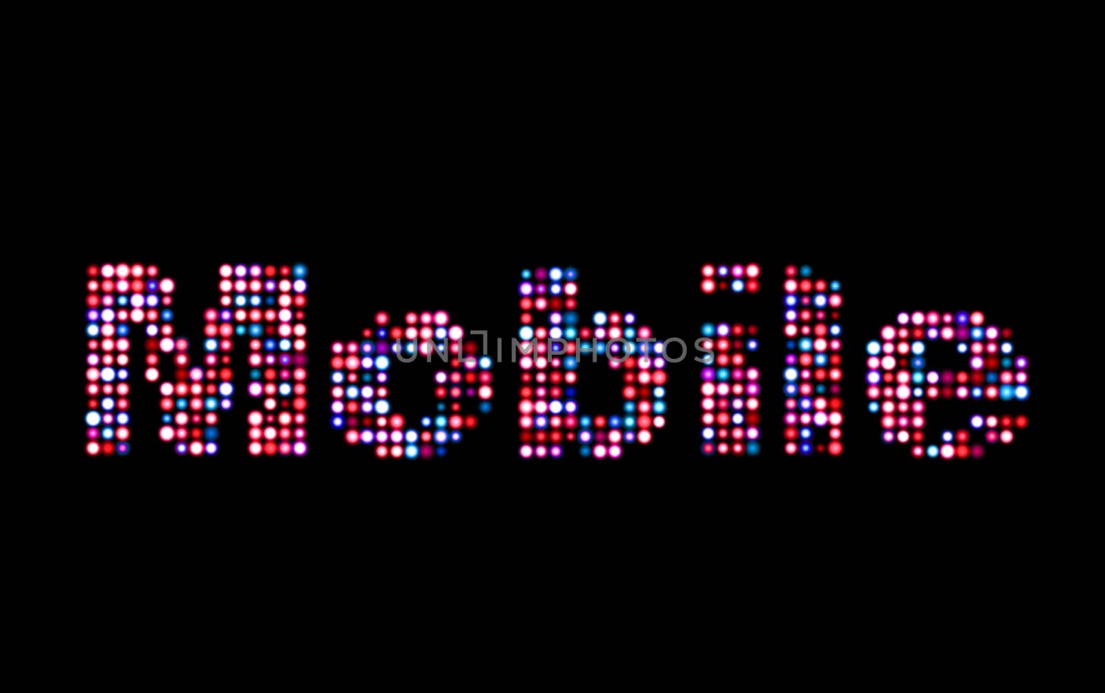 Mobile led text