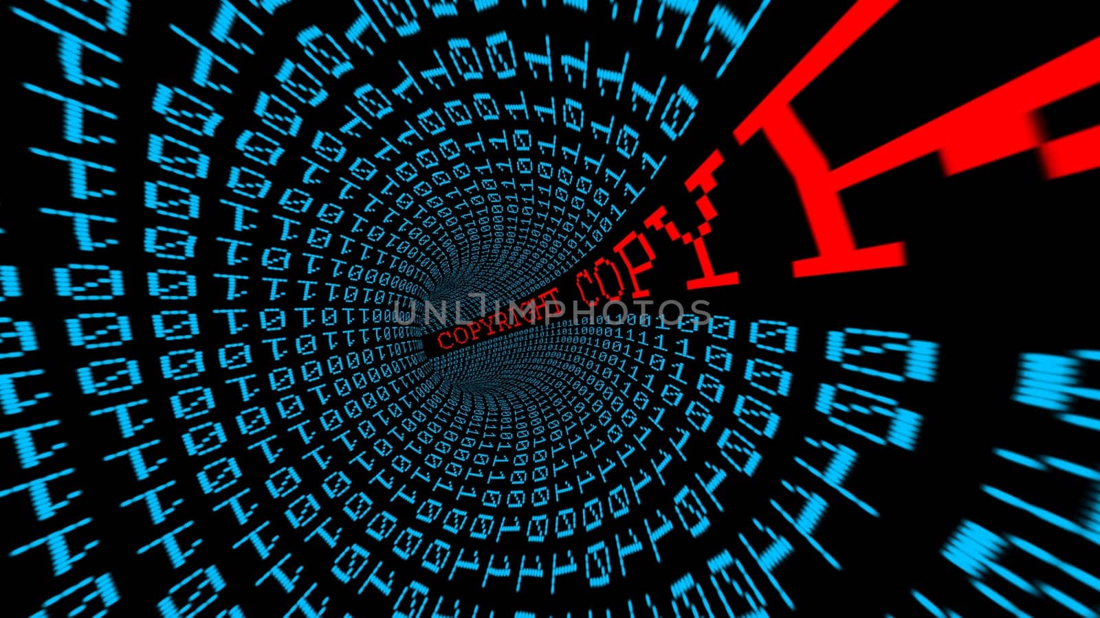Copyright data tunnel