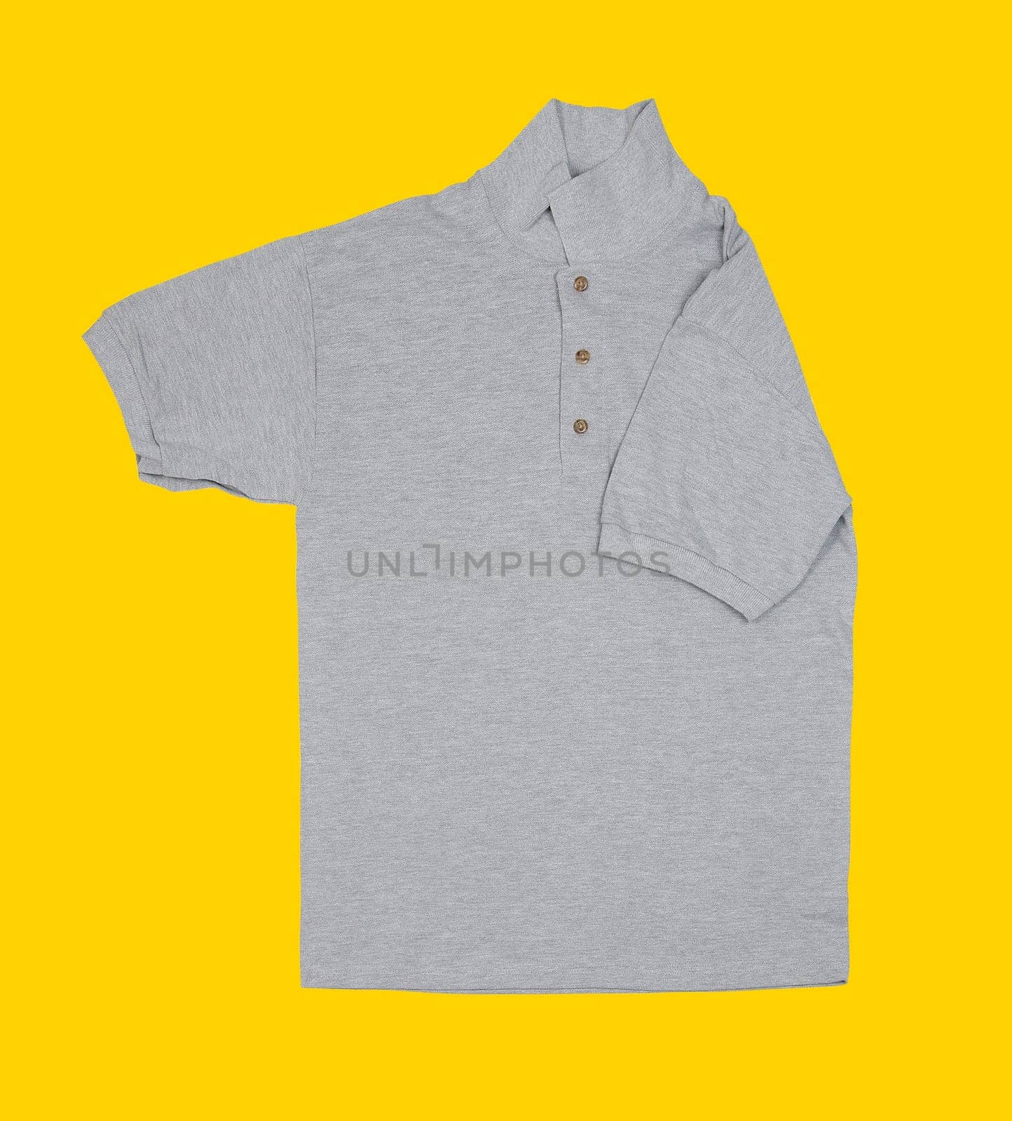 shirt on yellow background