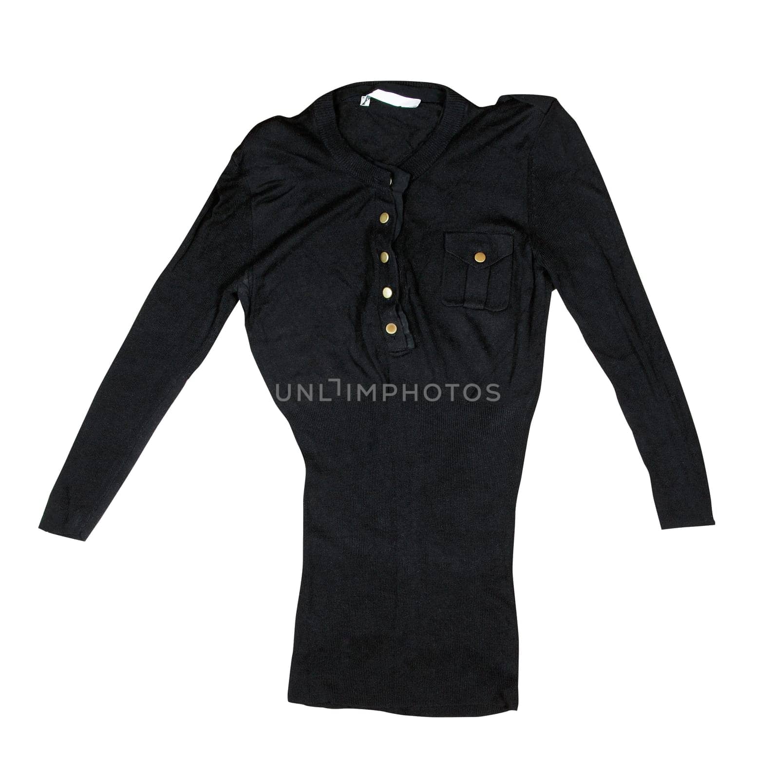 Female casual dress on white