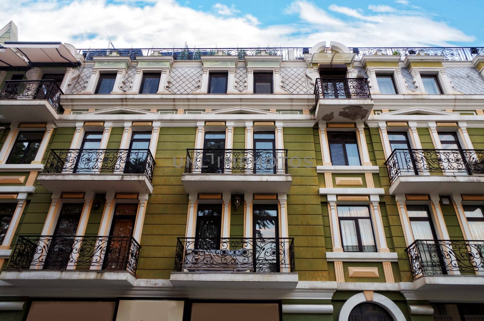 Traveling in Georgia. Batumi architecture