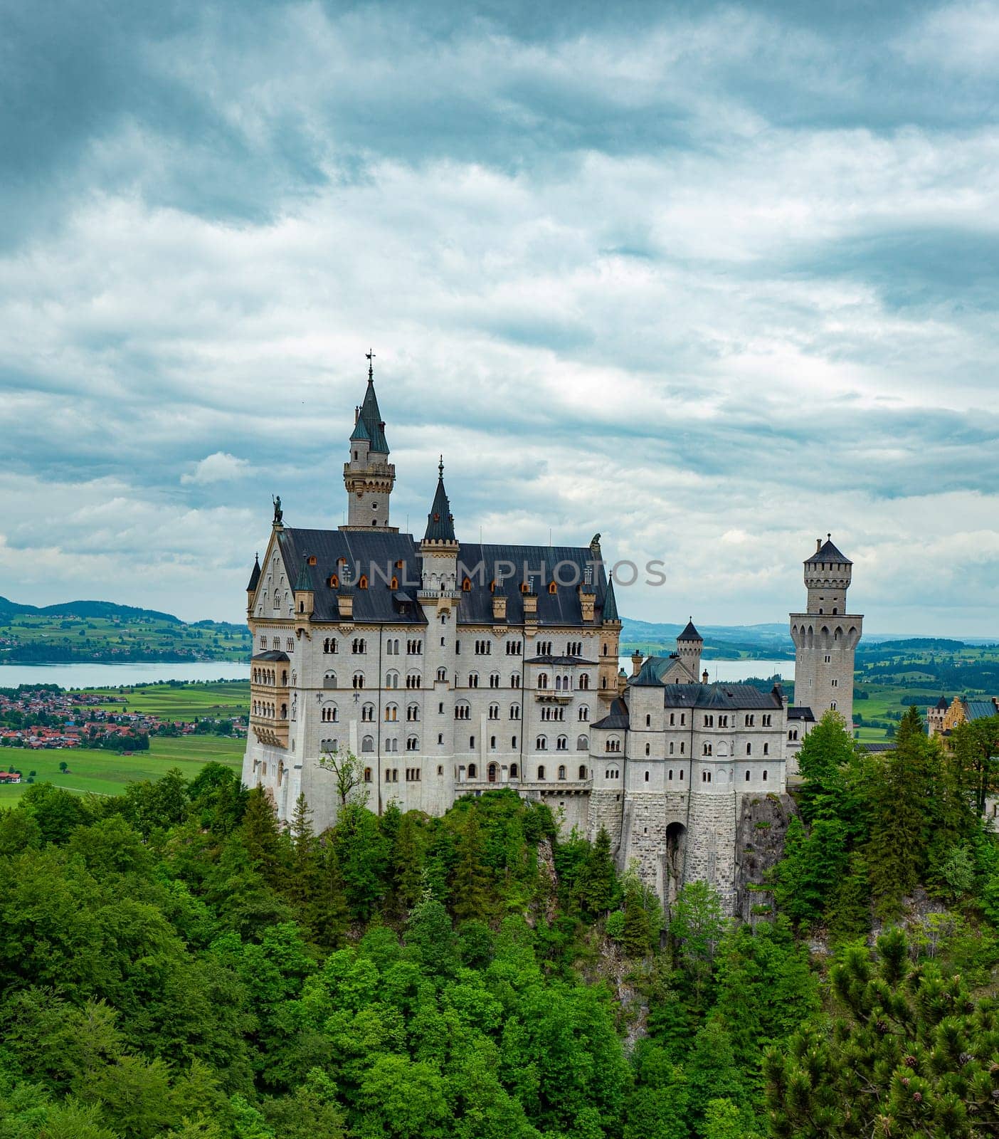Famous Neuschwanstein Castle in Bavaria Germany - travel photography