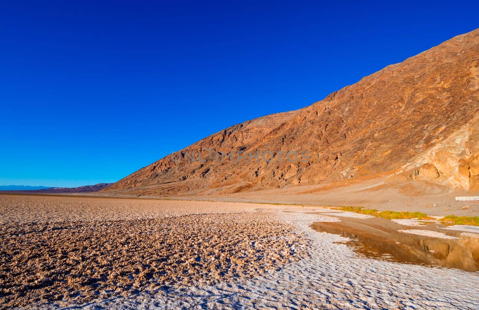 Beautiful scenery at Death Valley National Park California - Badwater salt lake - USA 2017