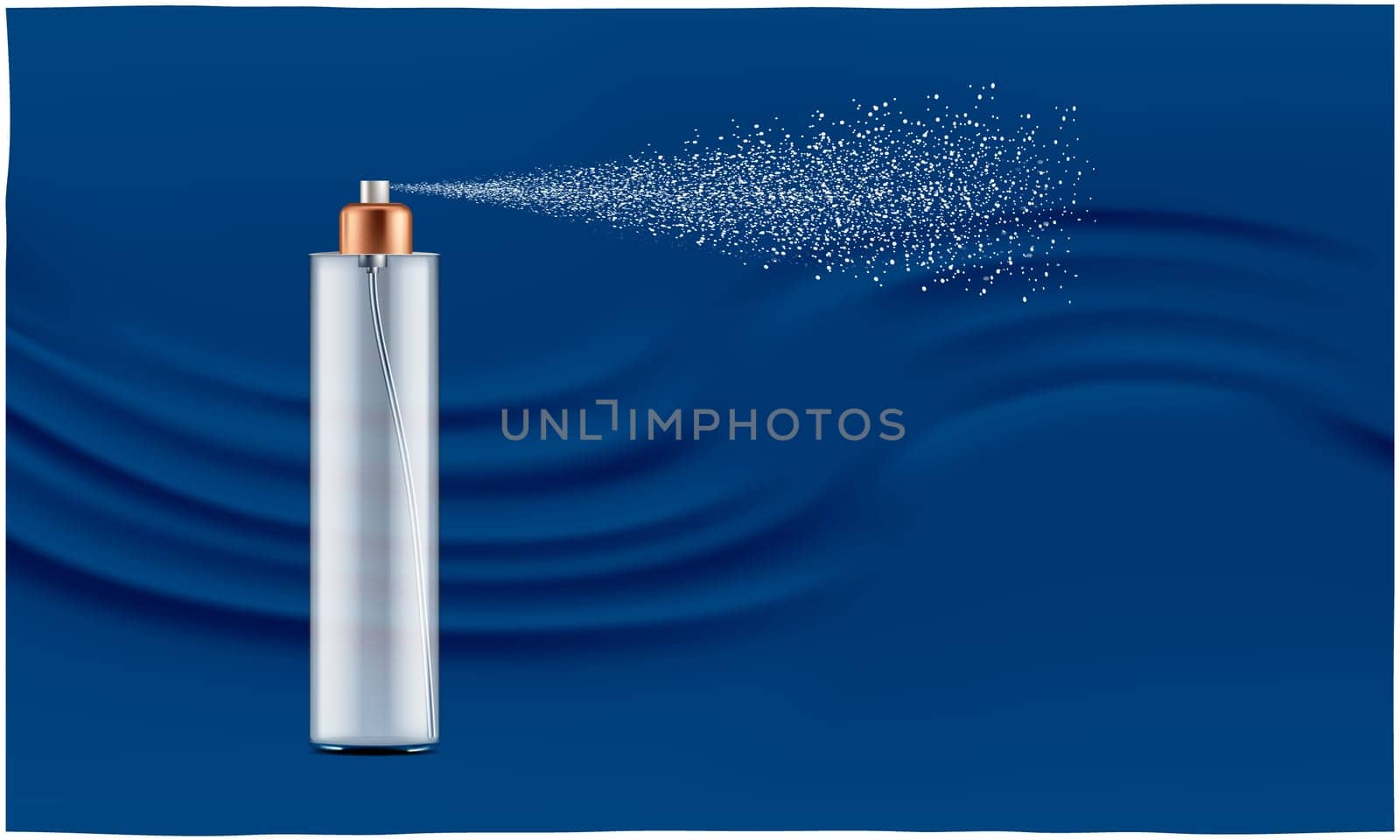 mock up illustration of deodorant on abstract background