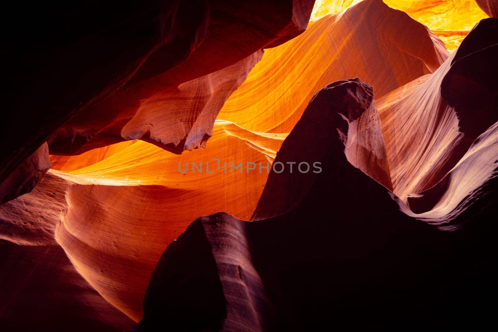Wonderful colors of the Upper Antelope Canyon - travel photography