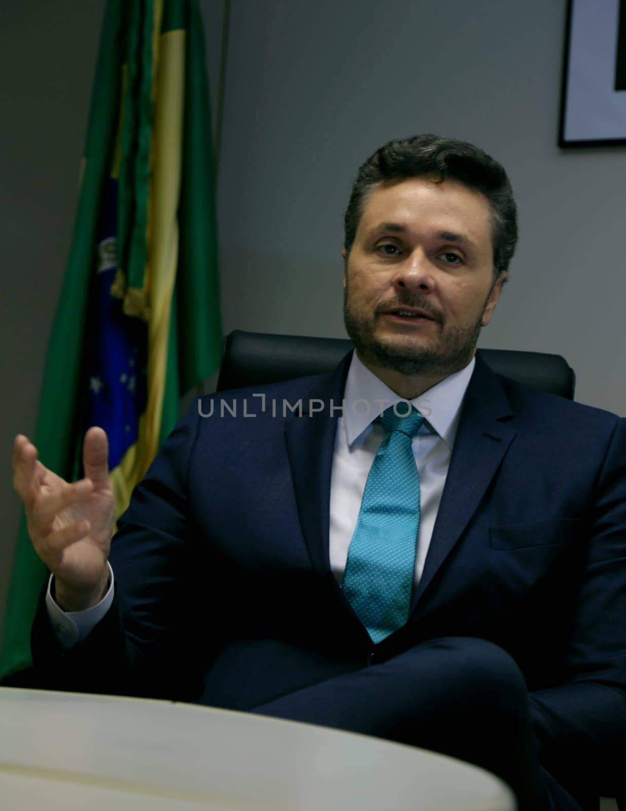 salvador, bahia / brazil - september 29, 2015: Manuel Vitorio, Secretary of Finance of the Government of Bahia, during the management of Jaques Wagner and Rui Costa..