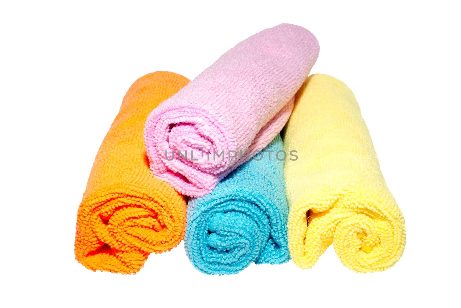 facecloths off various shades with some in rolls