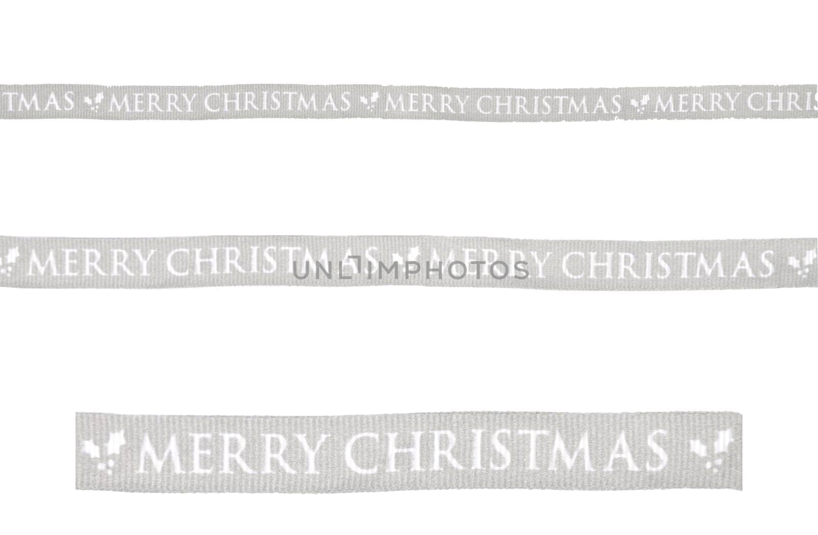 Background with ribbon on white background
