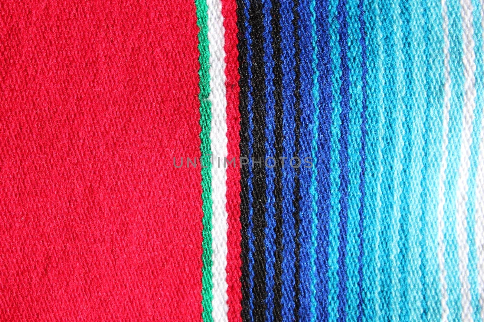 poncho Mexican cinco de mayo rug serape fiesta traditional Mexico background with stripes copy space maya blanket minimal simple -  stock, photo, photograph, image, picture