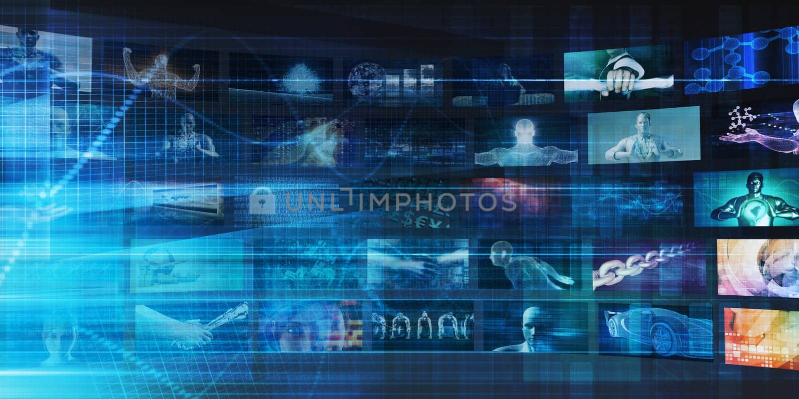 A Technology Industry Network As a Wallpaper