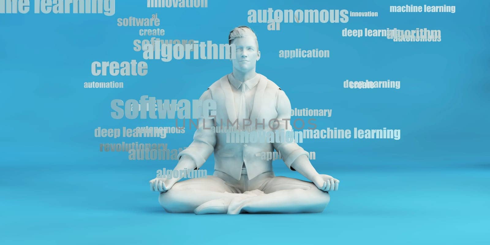 Deep Learning and Machine Artificial Intelligence Concept
