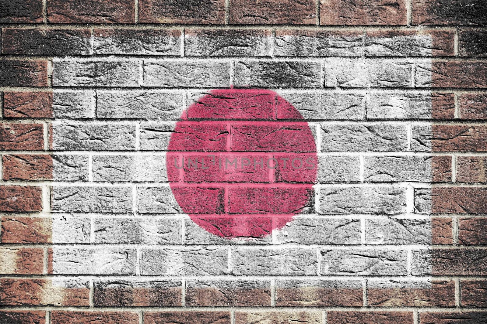 A Flag of Japan background illustration large file