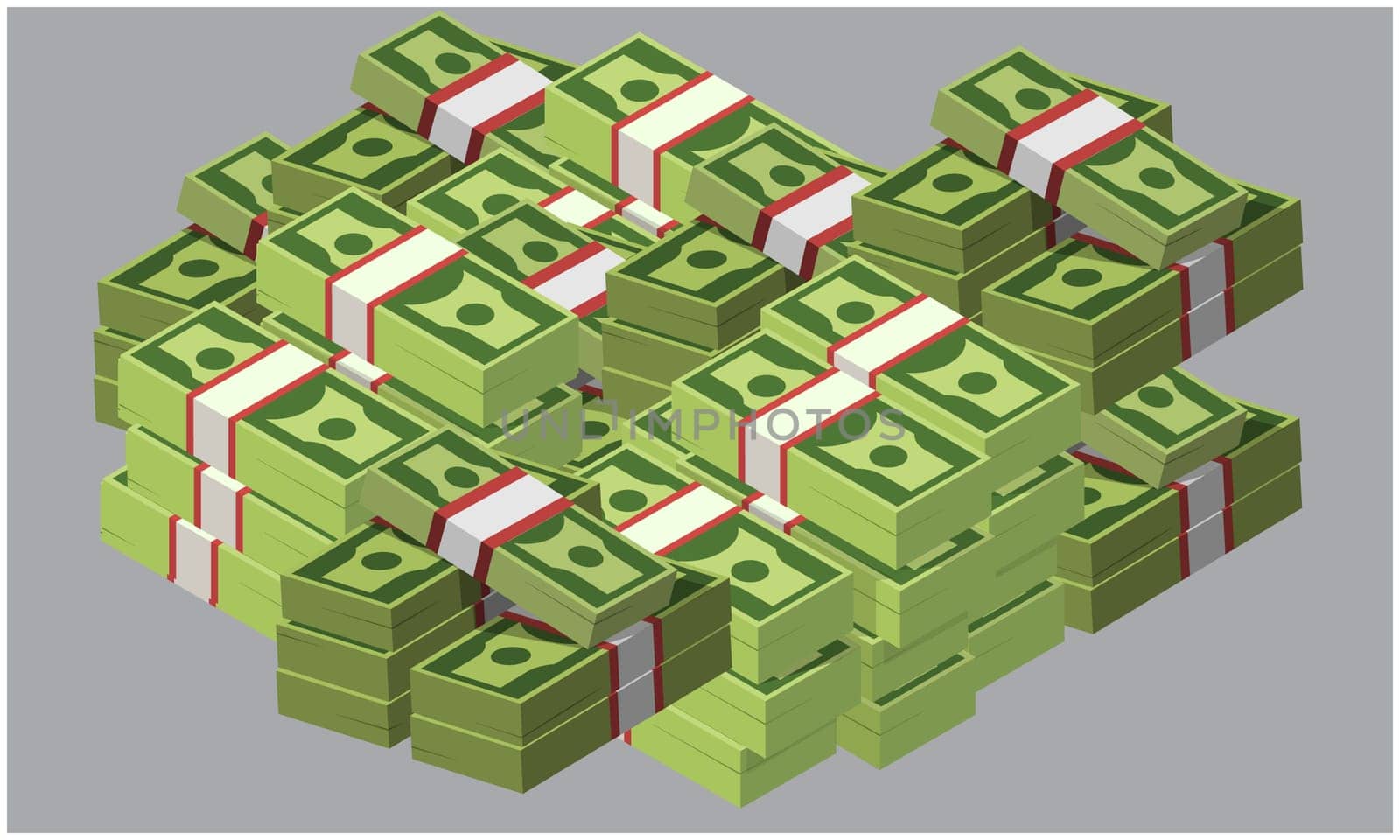 collection of money on abstract backgrounds