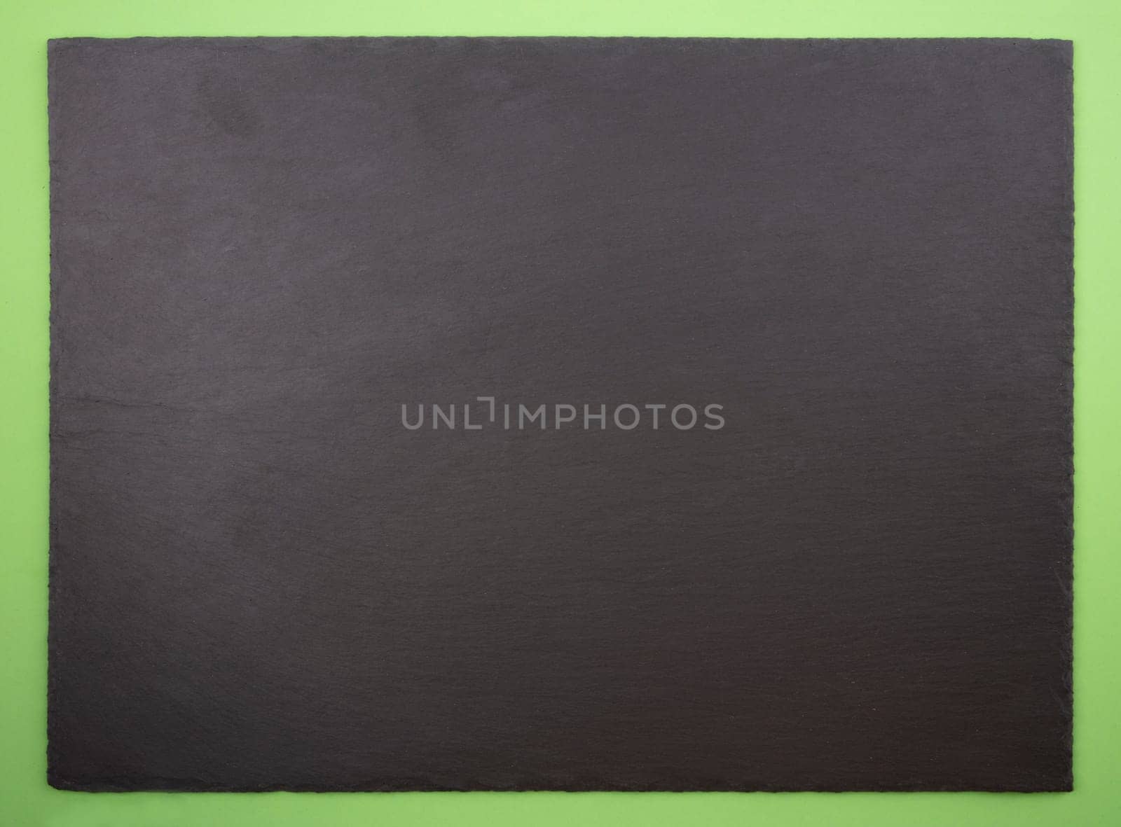 Slate Plate on green background