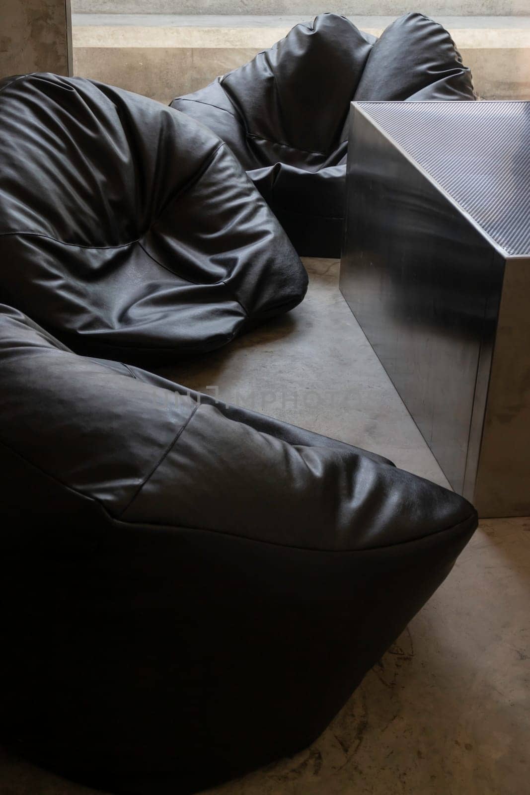 Minimal loft style coffee shop, stock photo
