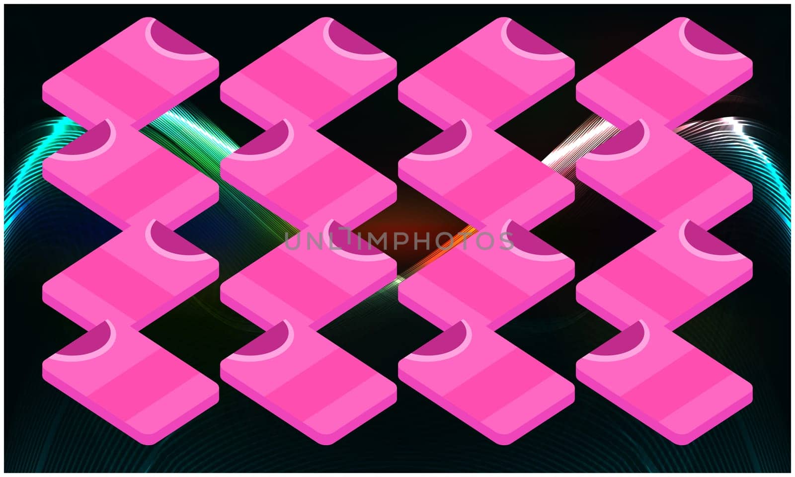 digital textile design of fashion wear clothes on abstract background
