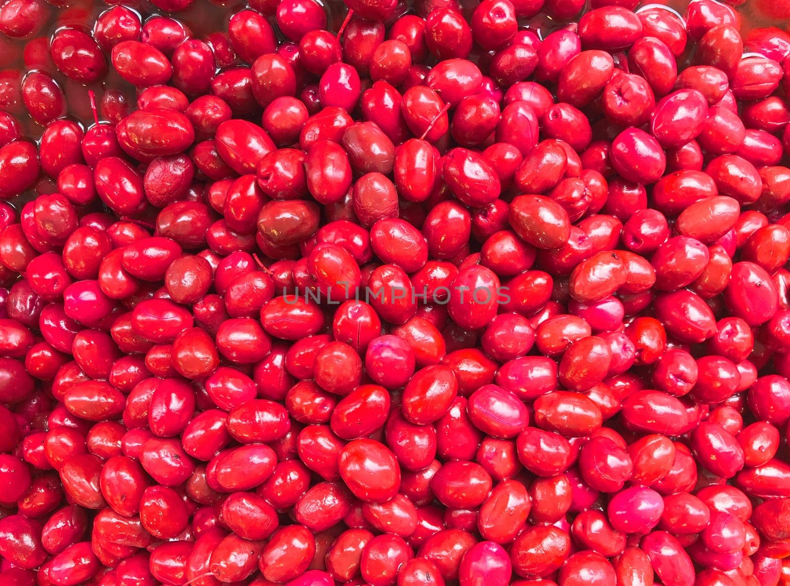 Full Frame Shot Of Olives For Sale At Market