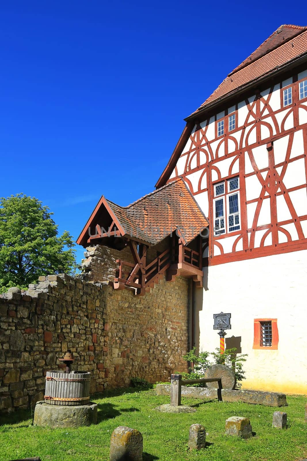 old historic half-timbered house of Tauberbischofsheim