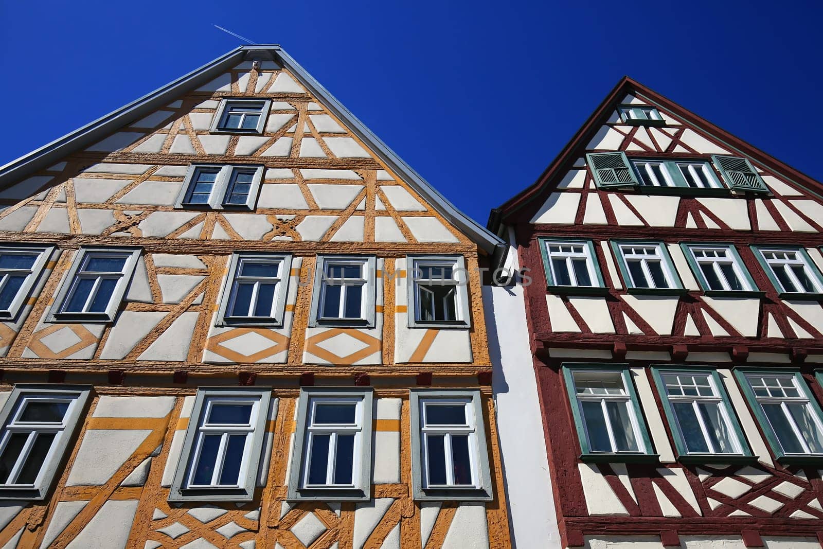 old historic half-timbered house of Tauberbischofsheim