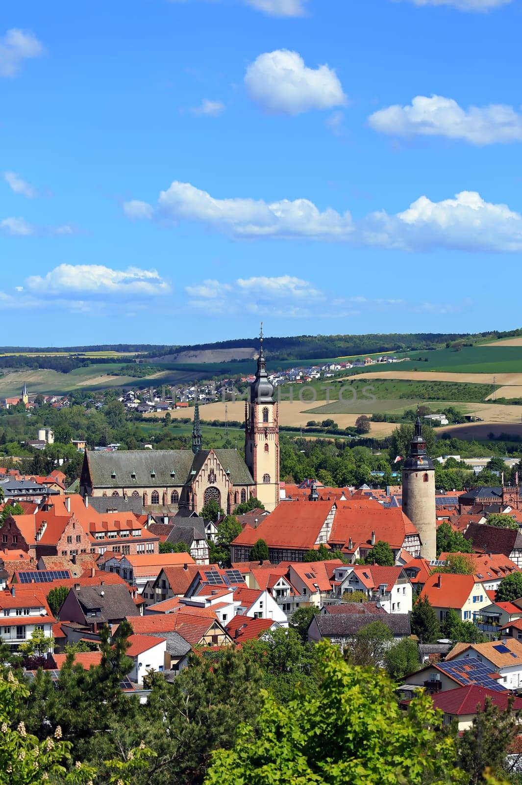 Sankt Martin old historic church of Tauberbischofsheim