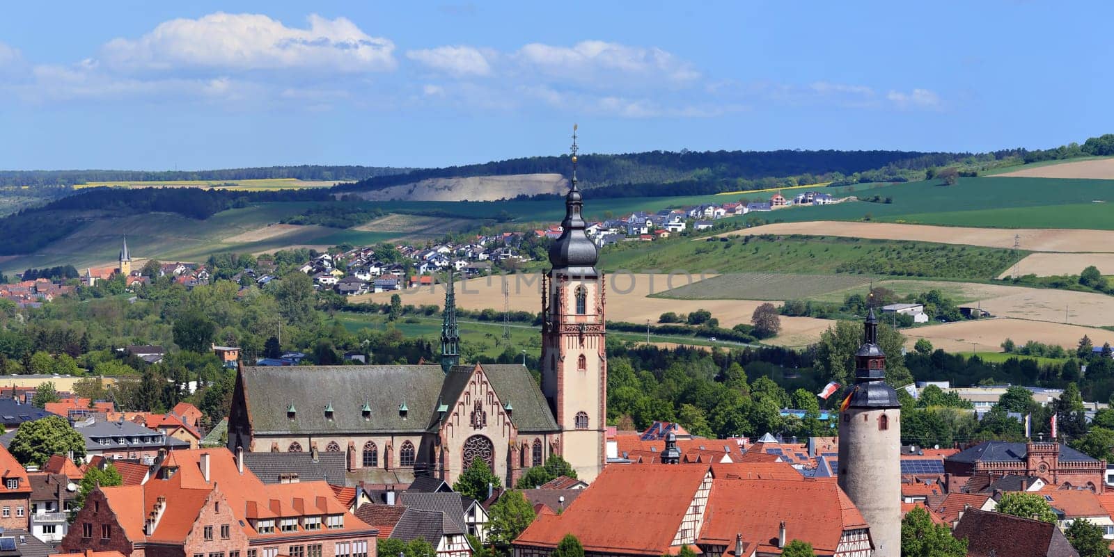 Sankt Martin old historic church of Tauberbischofsheim
