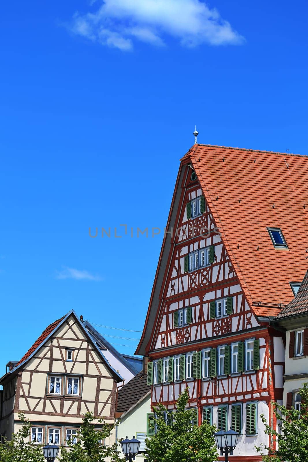 old historic half-timbered house of Tauberbischofsheim