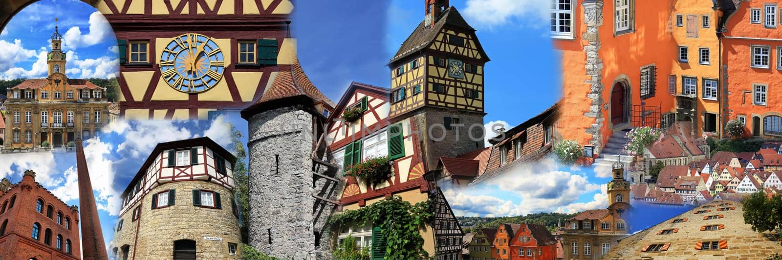 Collage from the city of Schwäbisch Hall