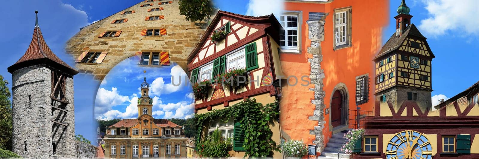 Collage from the city of Schwäbisch Hall