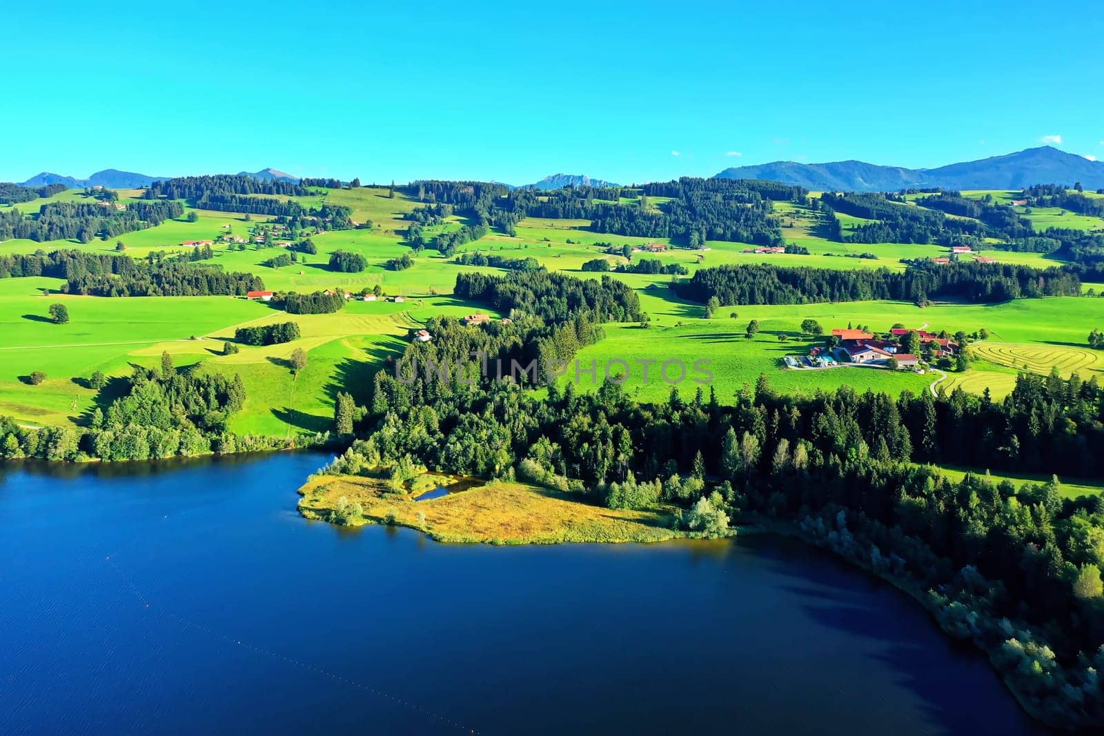 The Rottachsee near Sulzberg is a reservoir