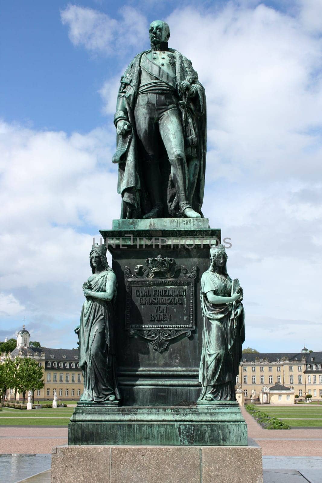 The monument to Karl Friedrich of Baden in Karlsruhe