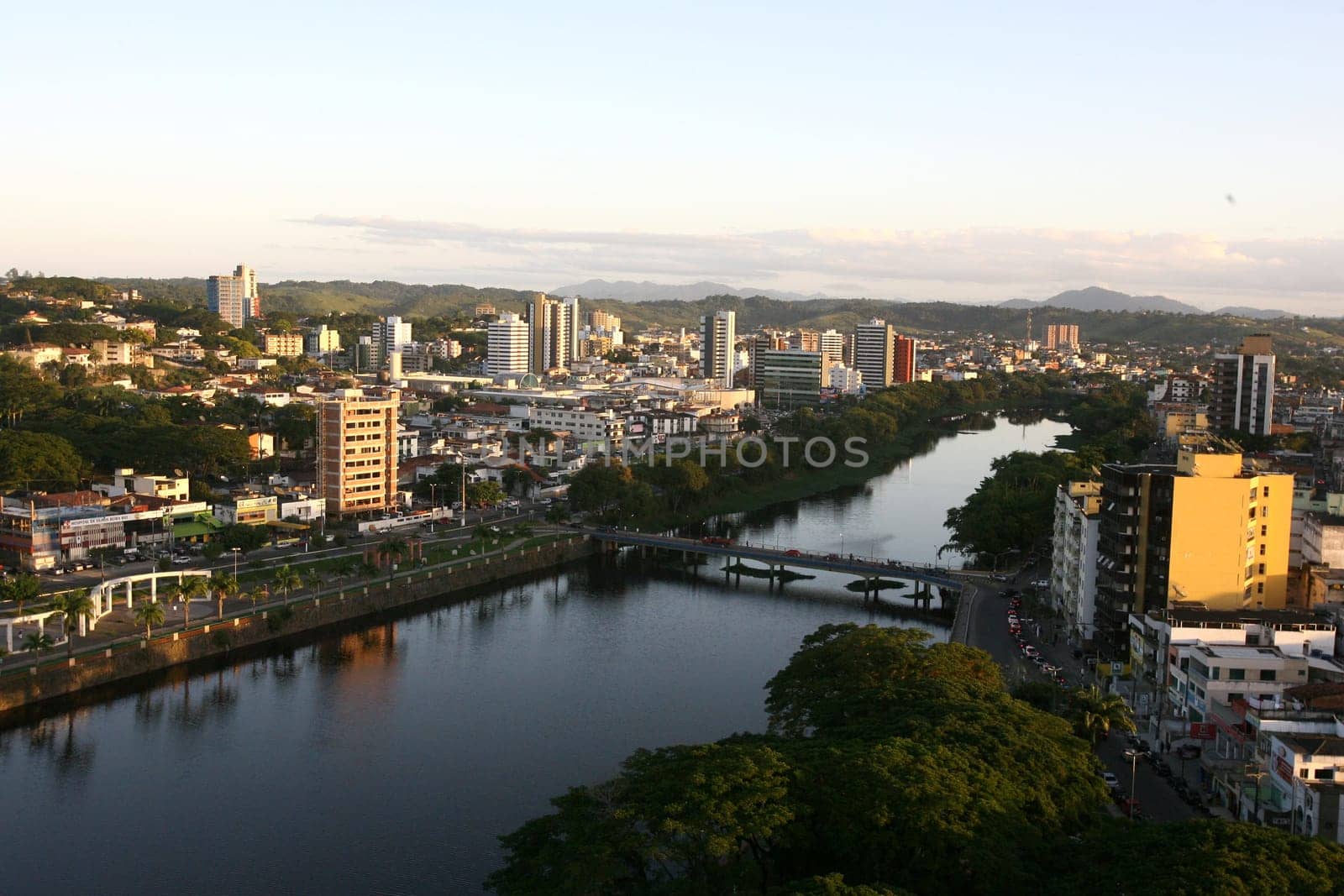 itabuna, bahia / brazil - january 30, 2012: aerial view of the city of Itabuna, in the south of Bahia.