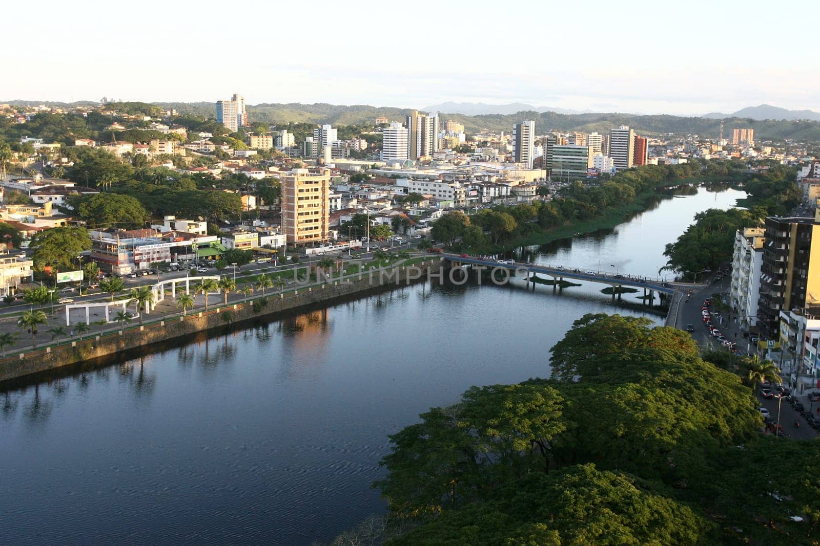 itabuna, bahia / brazil - january 30, 2012: aerial view of the city of Itabuna, in the south of Bahia.
