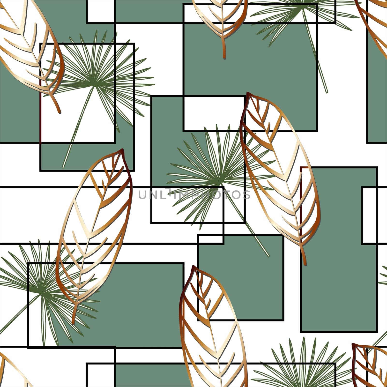 Summer print of exotic plants jungle tropical leaves, pattern, seamless floral vector on a light background.Nature wallpaper. Trendy modern pattern. Fabric and textile design. Print for bed linen.
