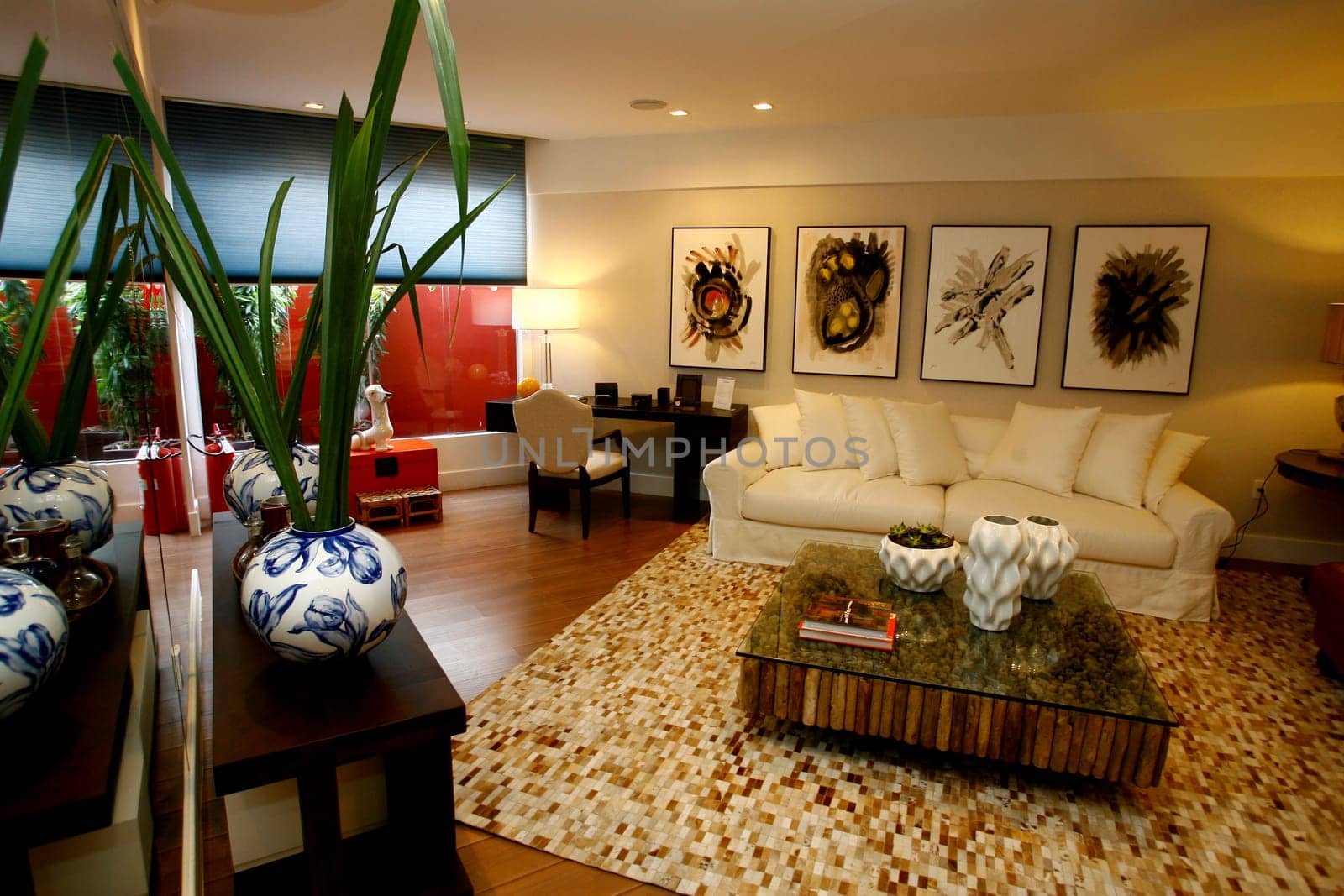 salvador, bahia / brazil - october 8, 2014: view of the home office environment of a house in the city of Salvador.
