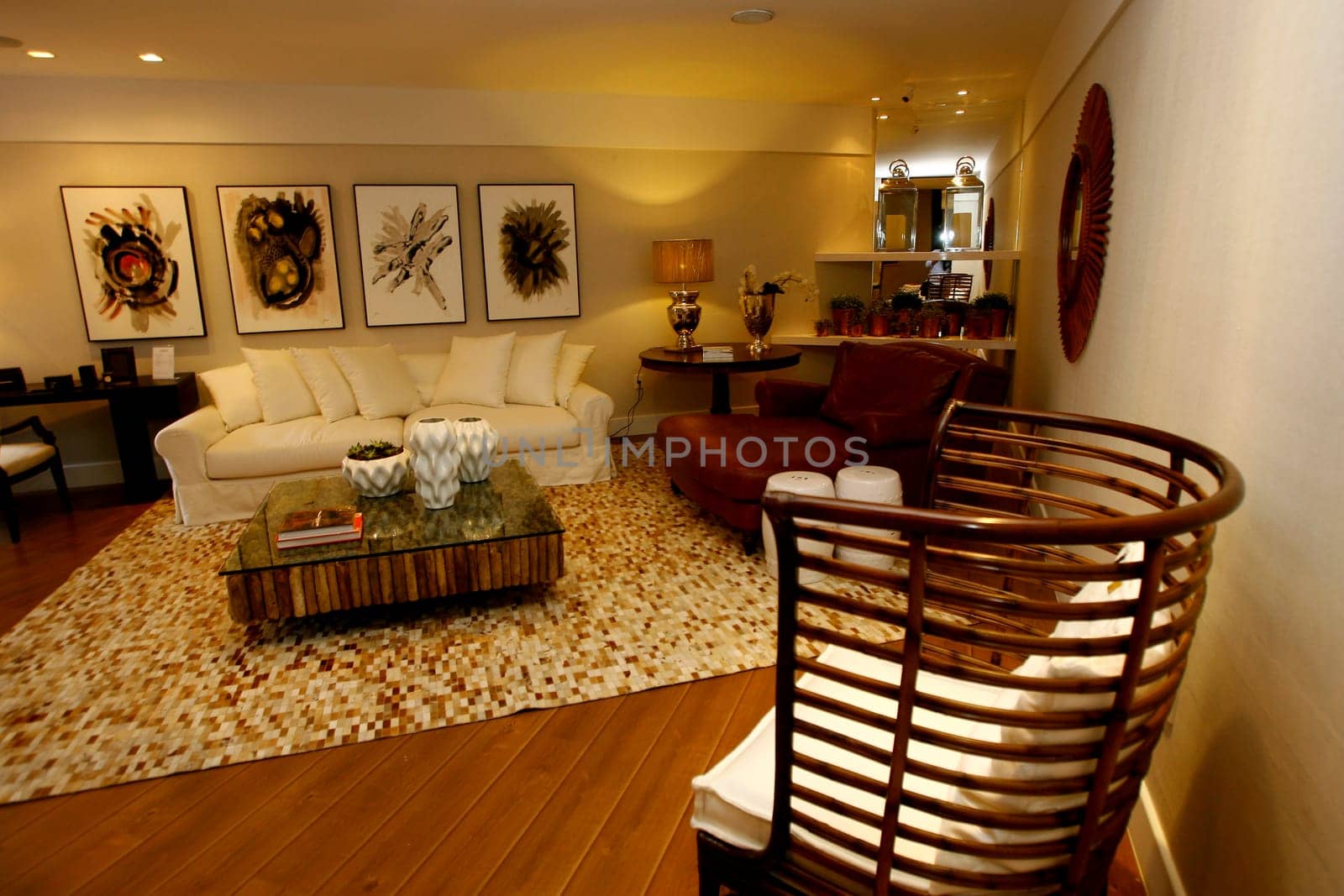 salvador, bahia / brazil - october 8, 2014: view of the home office environment of a house in the city of Salvador.