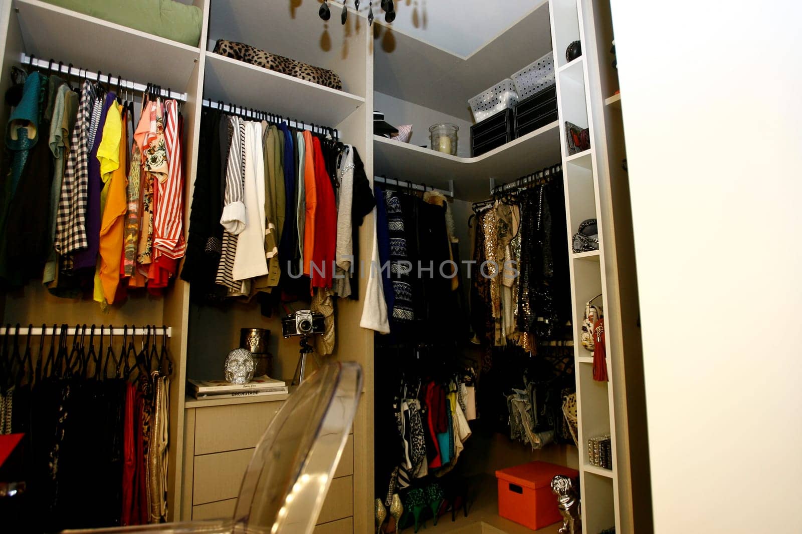 salvador, bahia / brazil - october 8, 2014: view of an apartment's closet environment in the city of Salvador.
