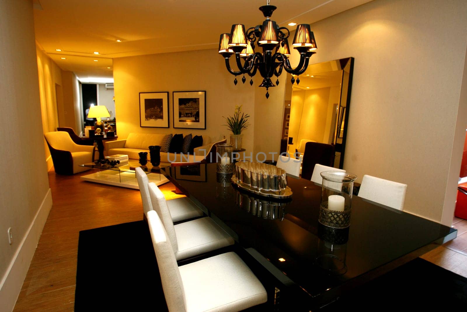 salvador, bahia / brazil - october 22, 2014: view of dining room of house on display in the city of Salvador...