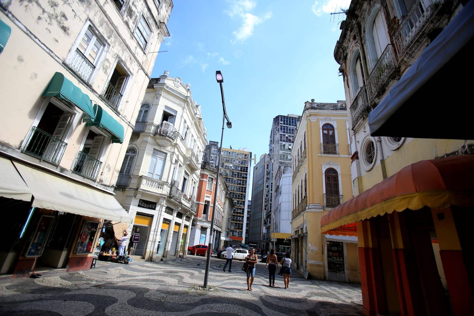 Salvador, Brazil - August 22, 2016: View of commercial buildings in the neighborhood Comercio in Salvador (BA). ISTOCK / Joá Souza..................  ............