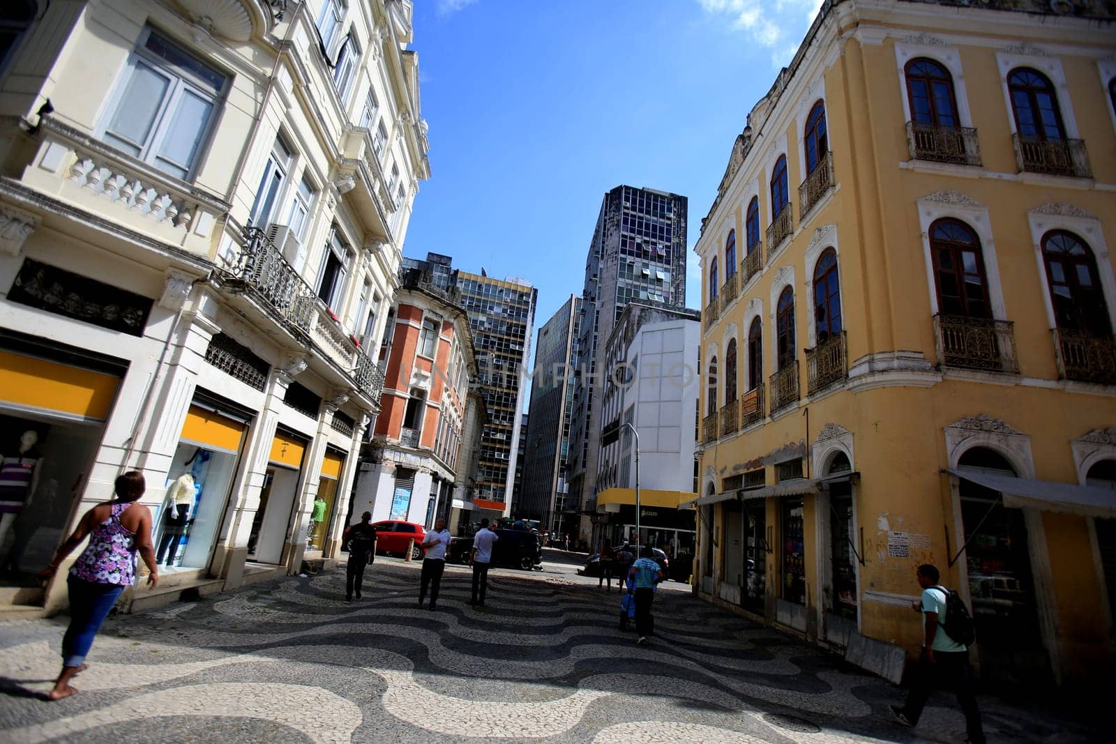Salvador, Brazil - August 22, 2016: View of commercial buildings in the neighborhood Comercio in Salvador (BA). ISTOCK / Joá Souza..................  ............