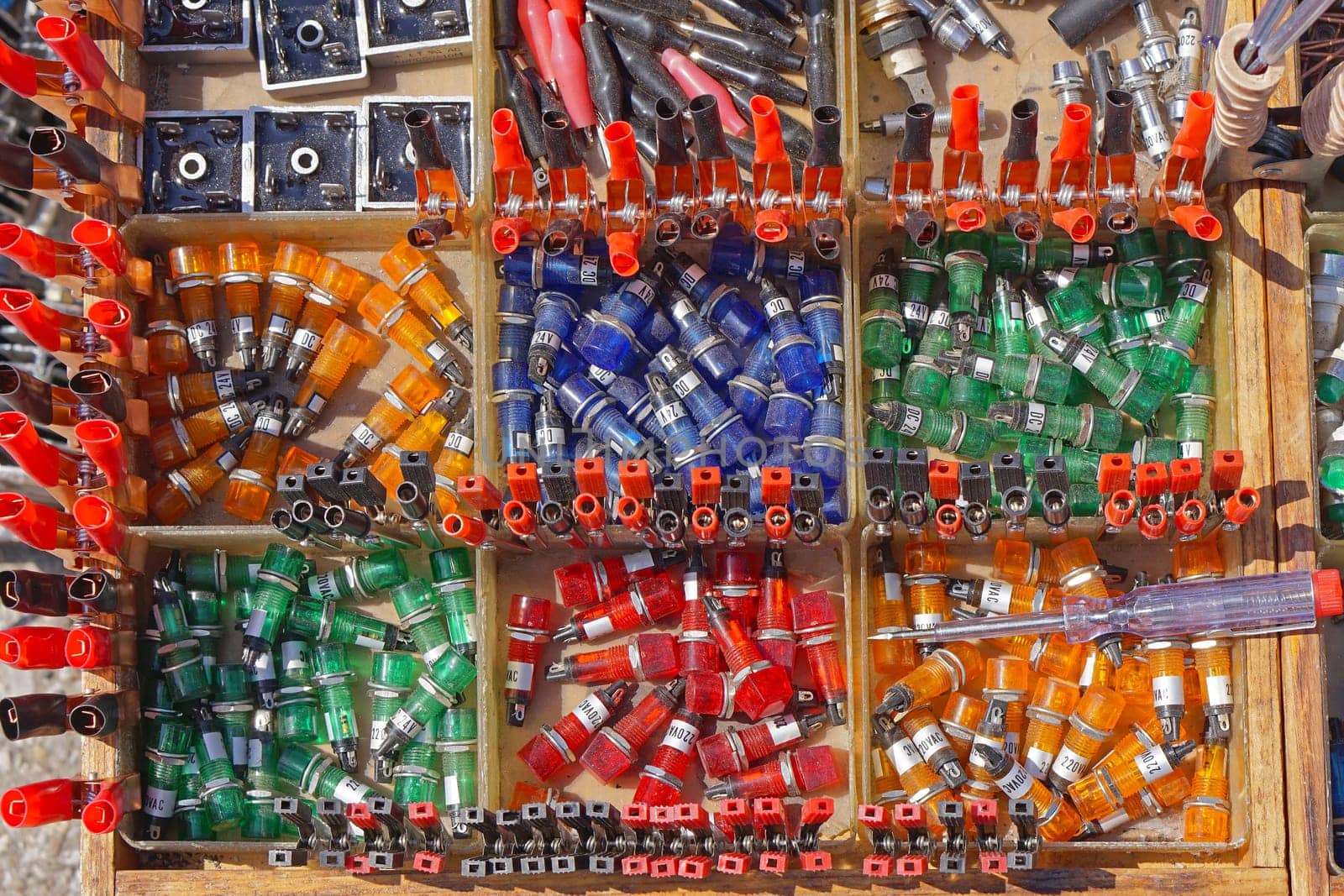 Signal light bulbs spare parts for machines