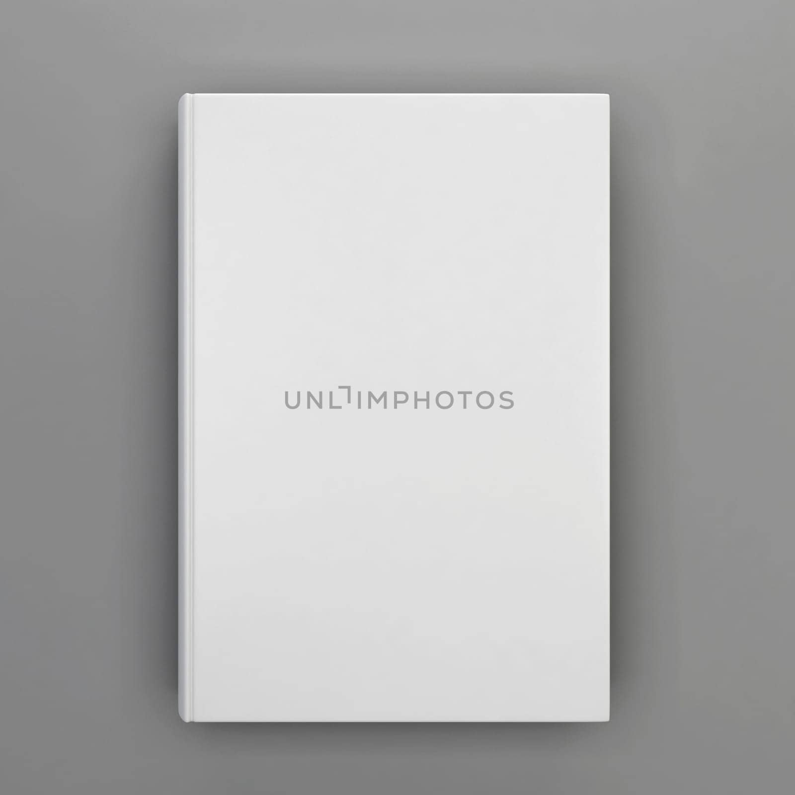 Book cover. 3d illustration isolated on white background
