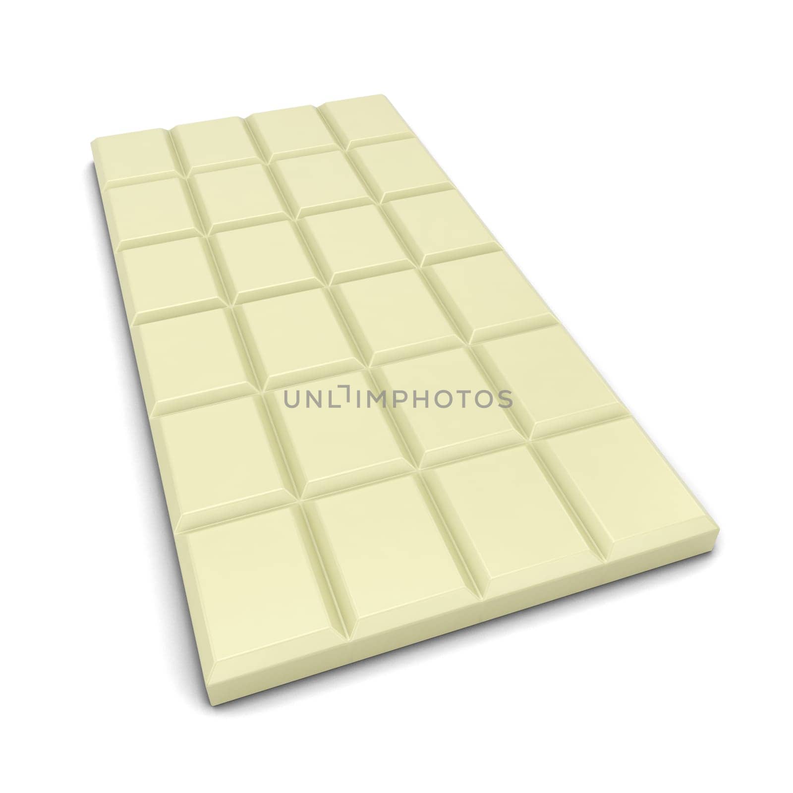 Chocolate bar. 3d illustration isolated on white background