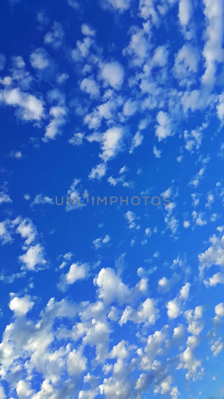 blue sky and white clouds